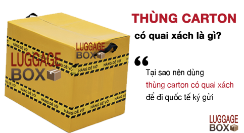 Thùng Carton Có Quai Xách Là Gì?